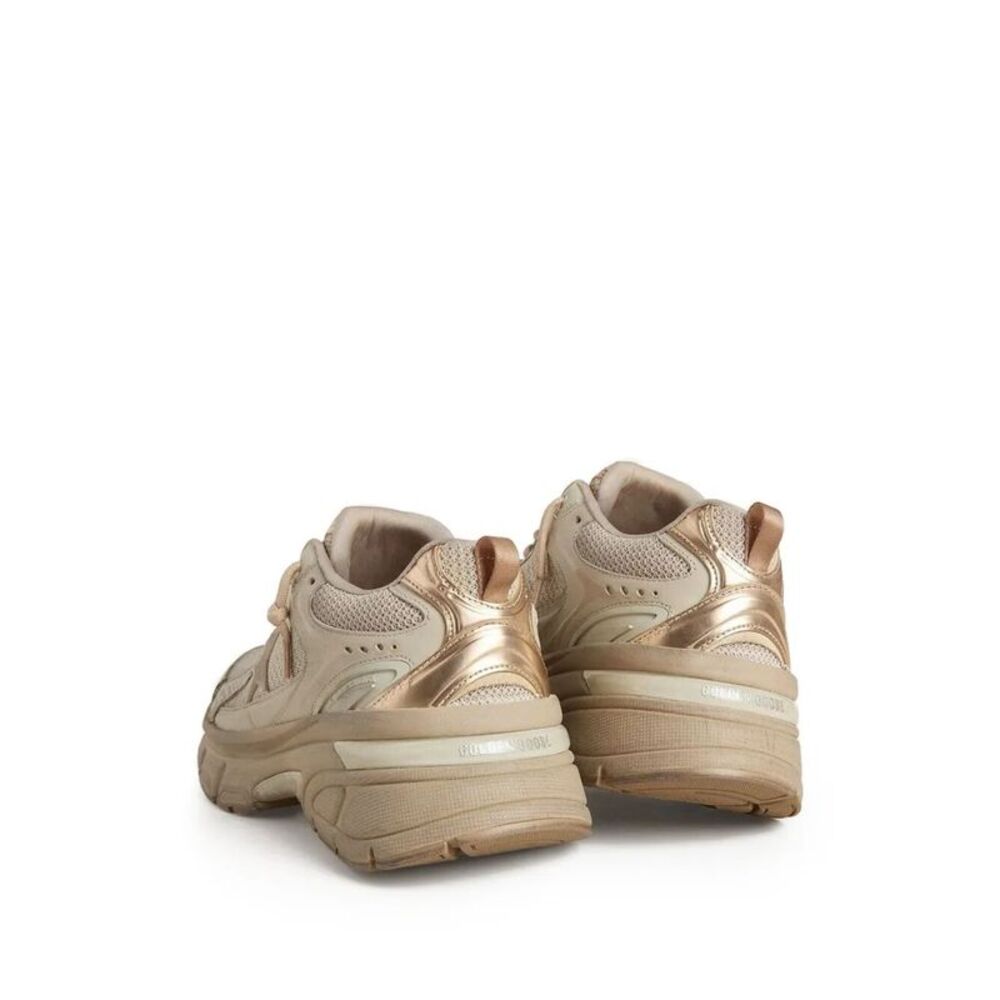 Golden Goose Women "Lightstar" Net Leather And Suede Upper Tpu Star Net Heel - Picture 4 of 4